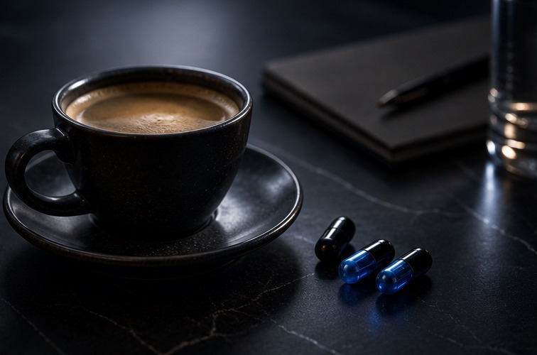 Coffee and capsules