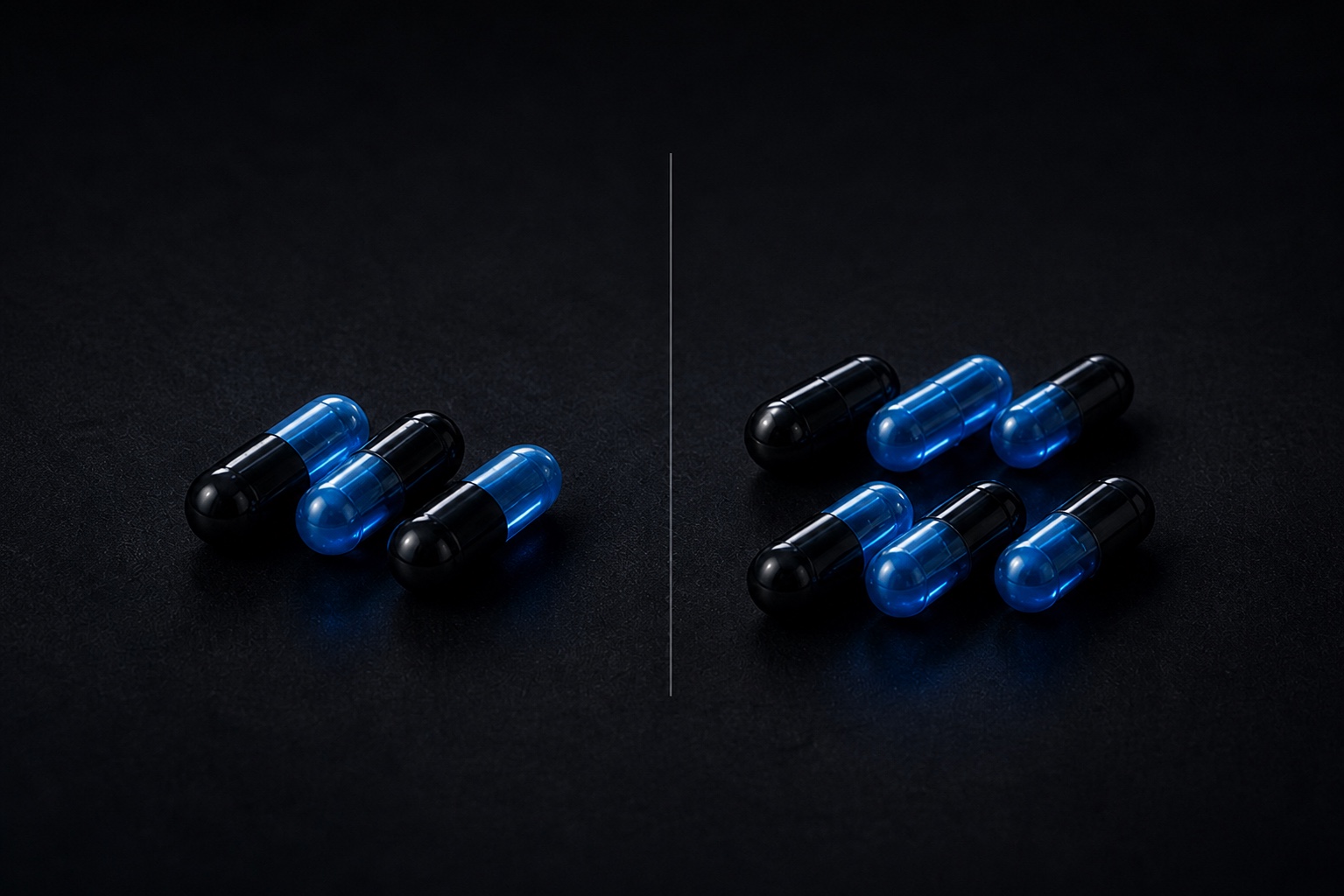 Half Dose and Full Dose capsules